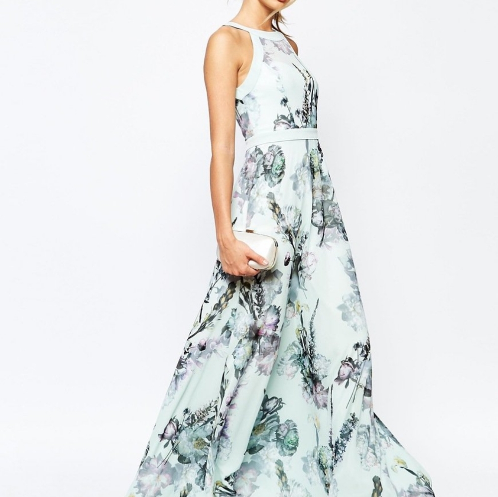 NWT Ted Baker Marxel Torchlit Floral Maxi Dress